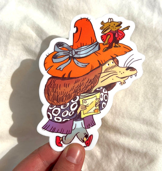 Hat Rider Sticker