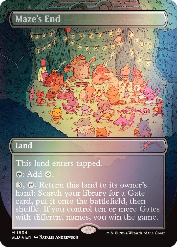 Maze's End Artist Proofs - Magic the Gathering, Secret Lair Commander Deck: 20 Ways to Win