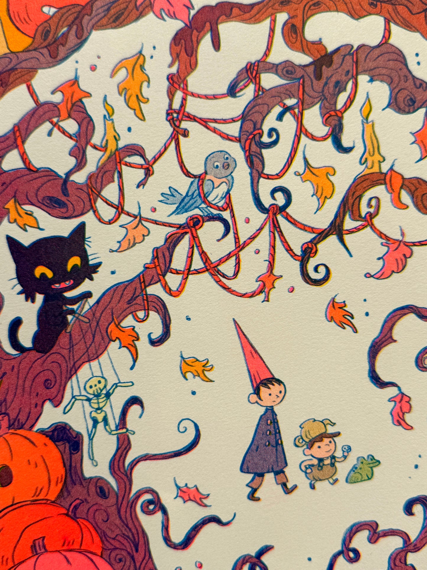 Ain’t That Just The Way Large version ~ an Over The Garden Wall tribute Riso Print