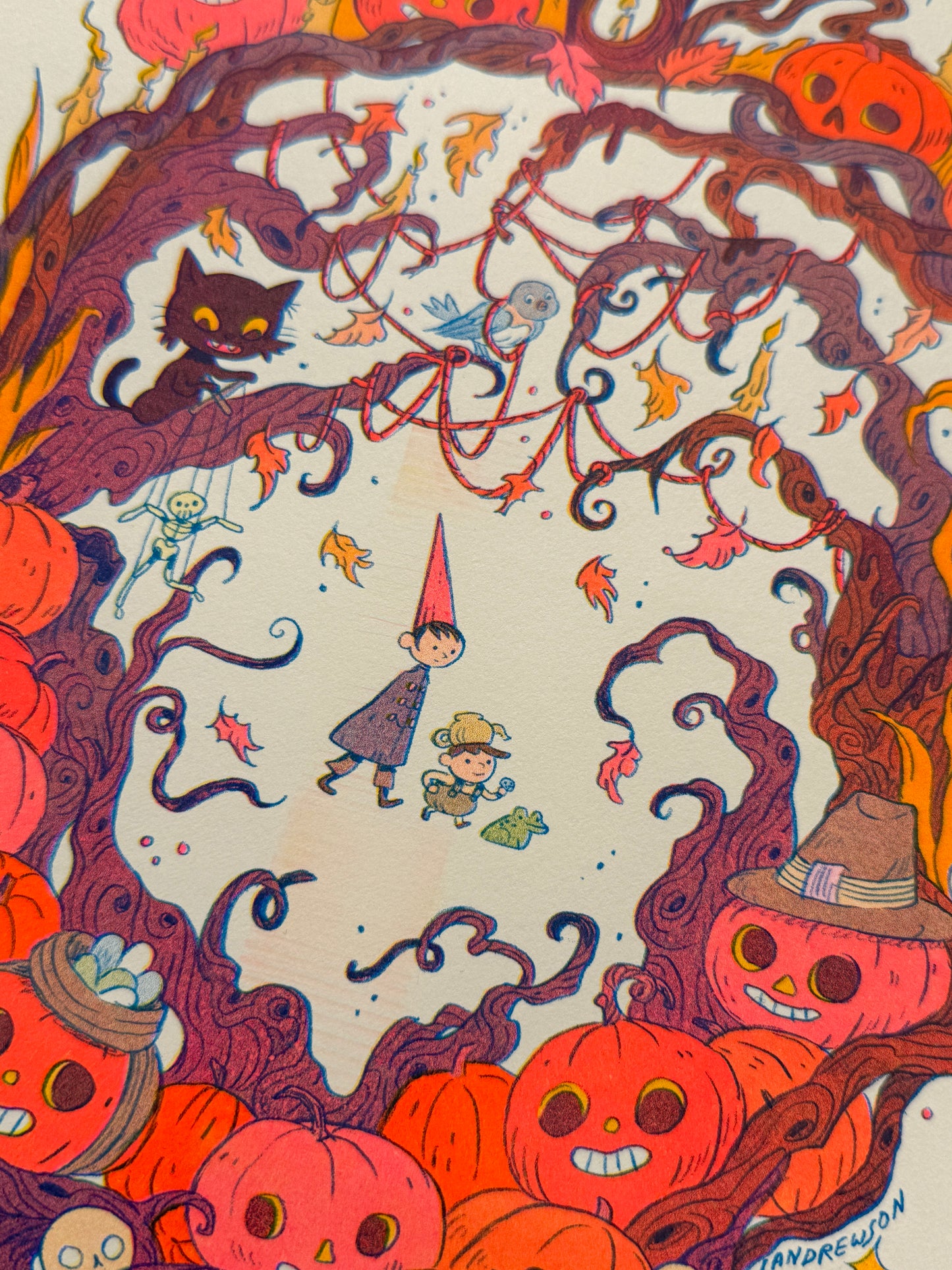 Ain’t That Just The Way Small ~ an Over The Garden Wall tribute Riso Print