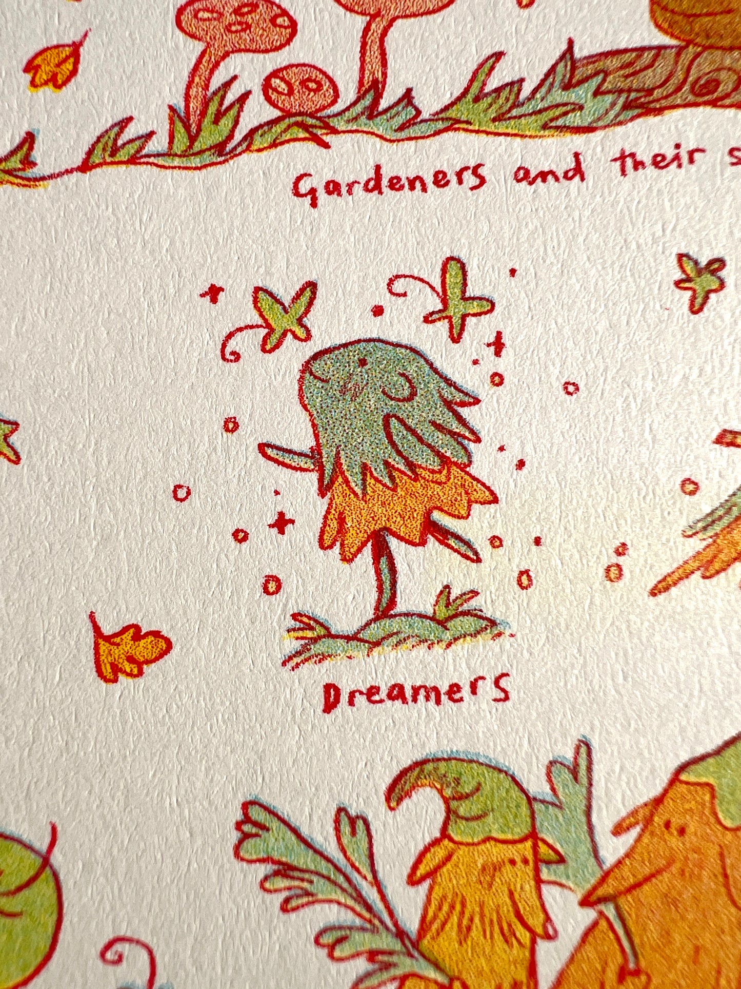 The Creatures of Autumn Riso Print