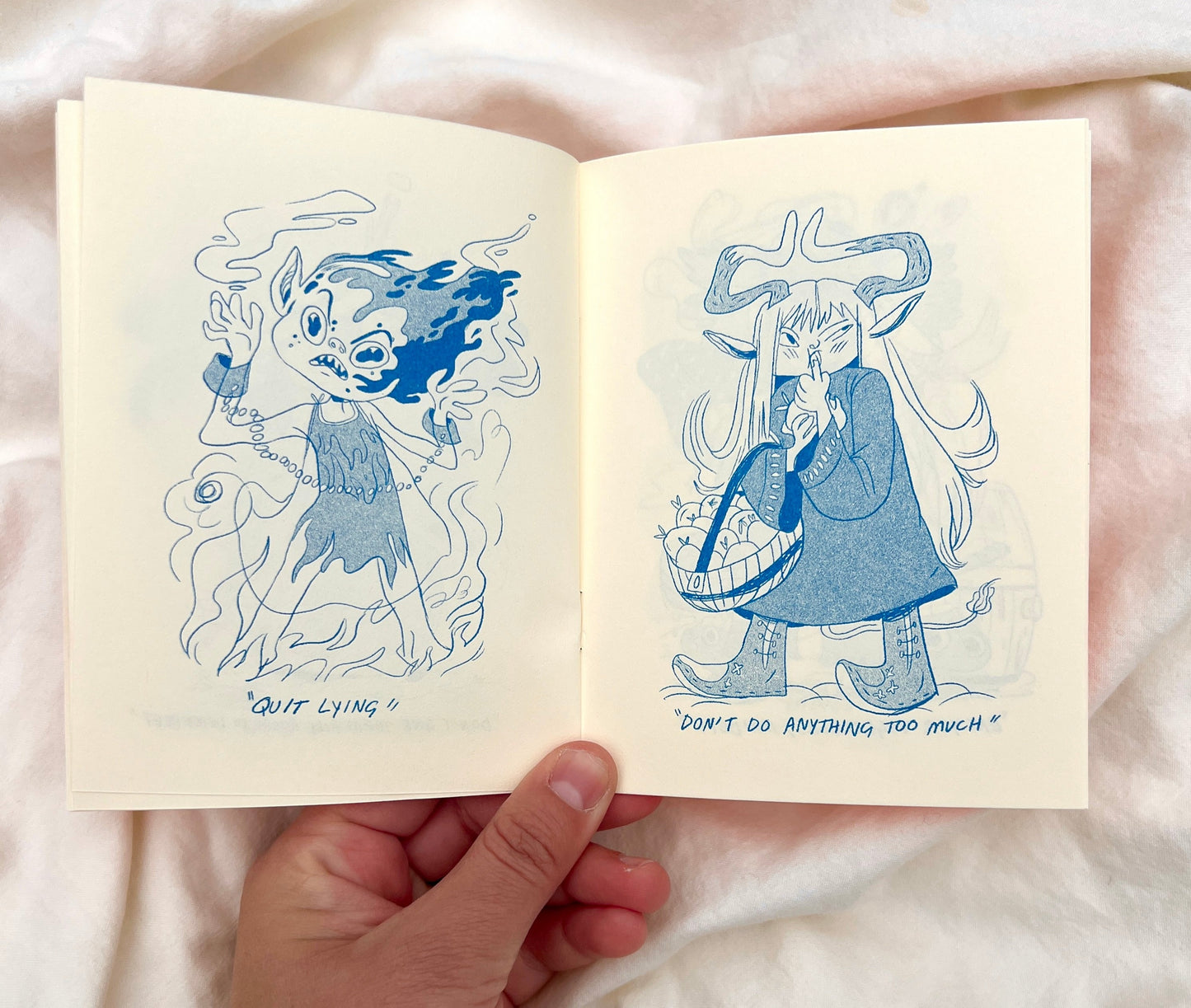 A Pocket Book of Witchfolk and Demons Riso Comic