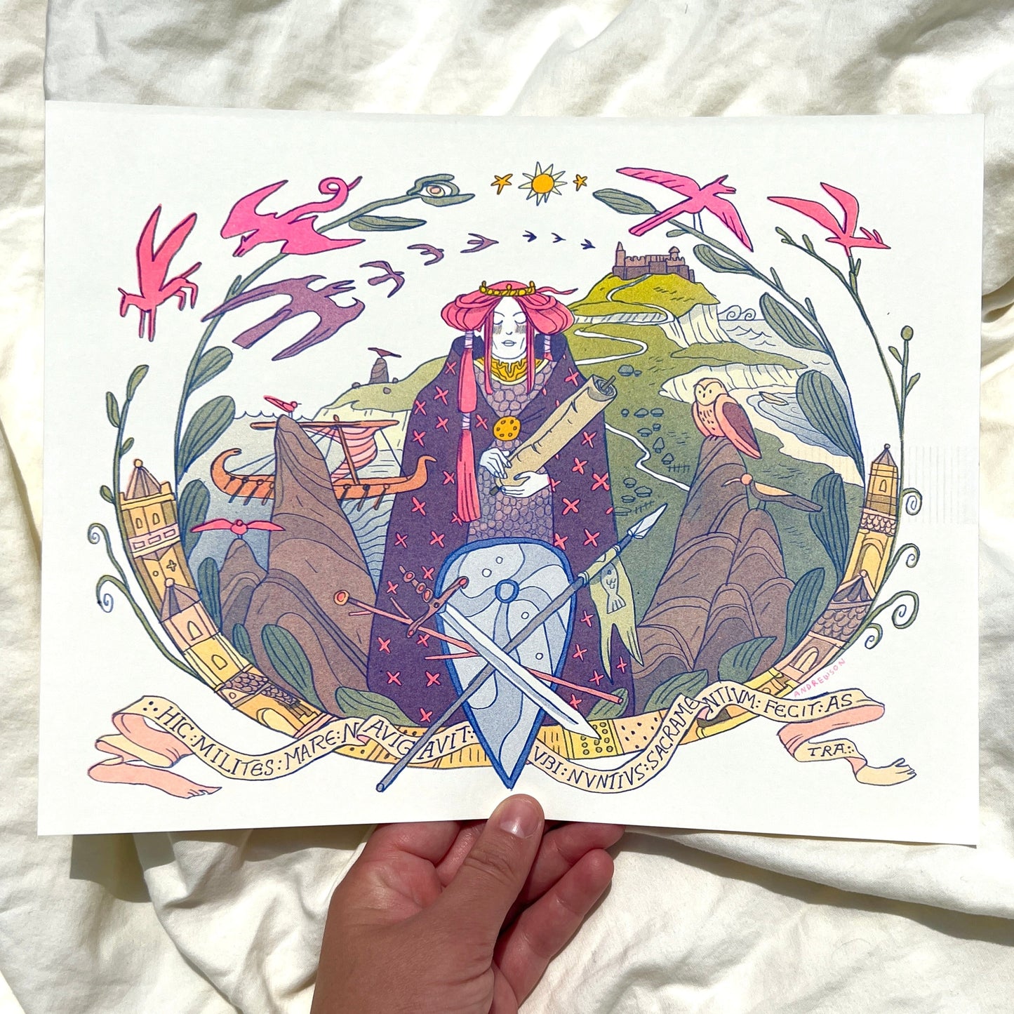 The Oath Riso Print