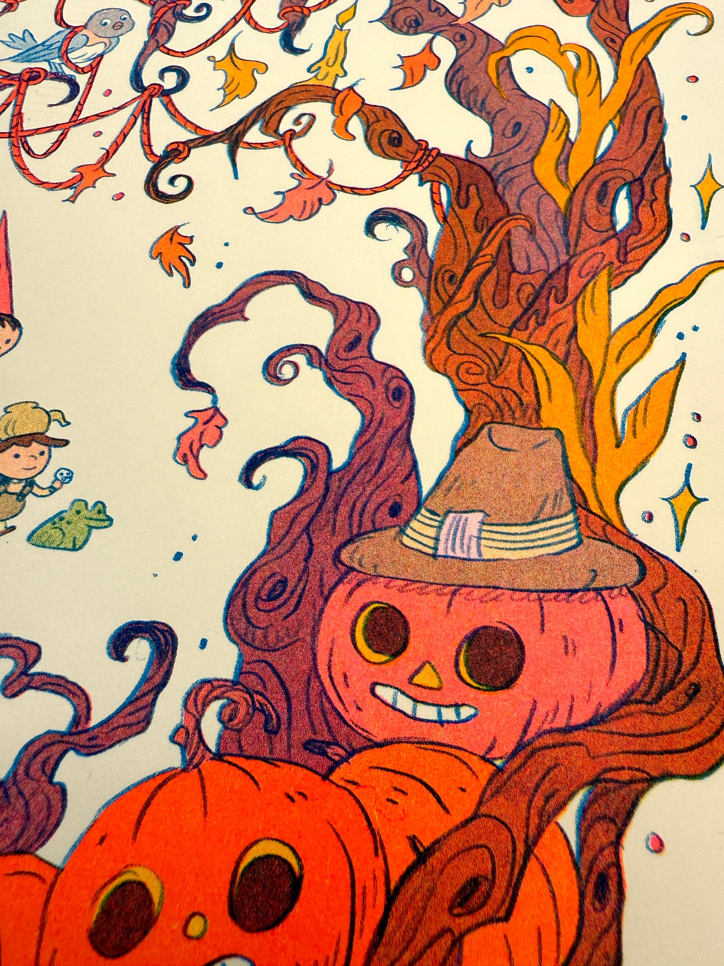 Ain’t That Just The Way Large version ~ an Over The Garden Wall tribute Riso Print