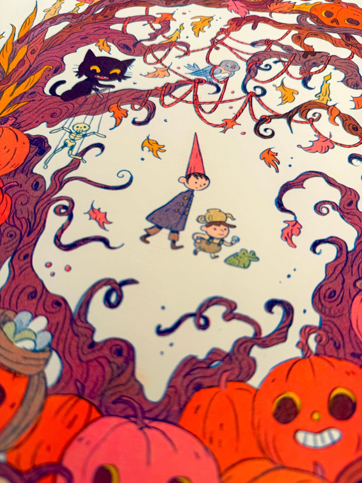 Ain’t That Just The Way Large version ~ an Over The Garden Wall tribute Riso Print