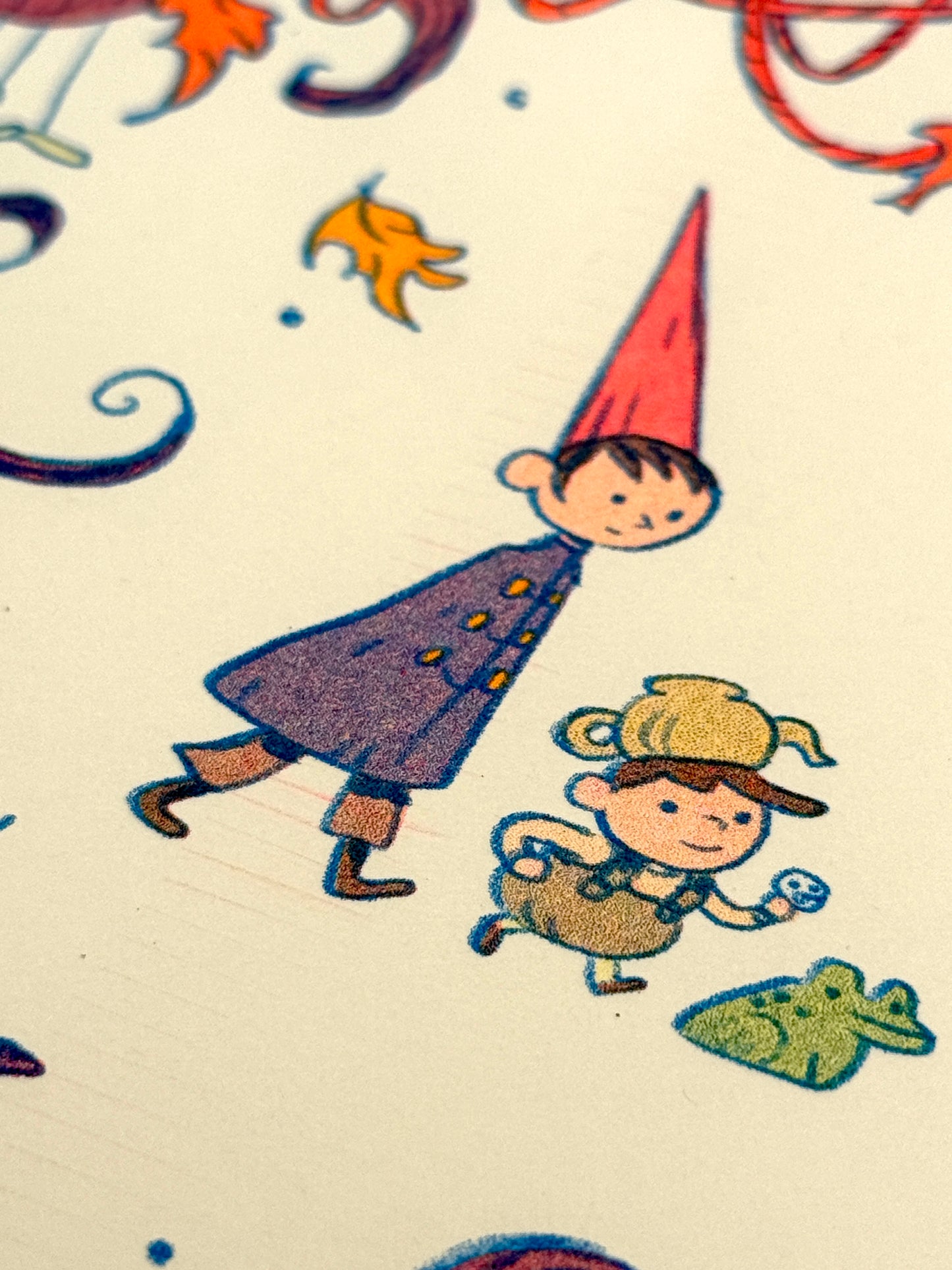 Ain’t That Just The Way Large version ~ an Over The Garden Wall tribute Riso Print