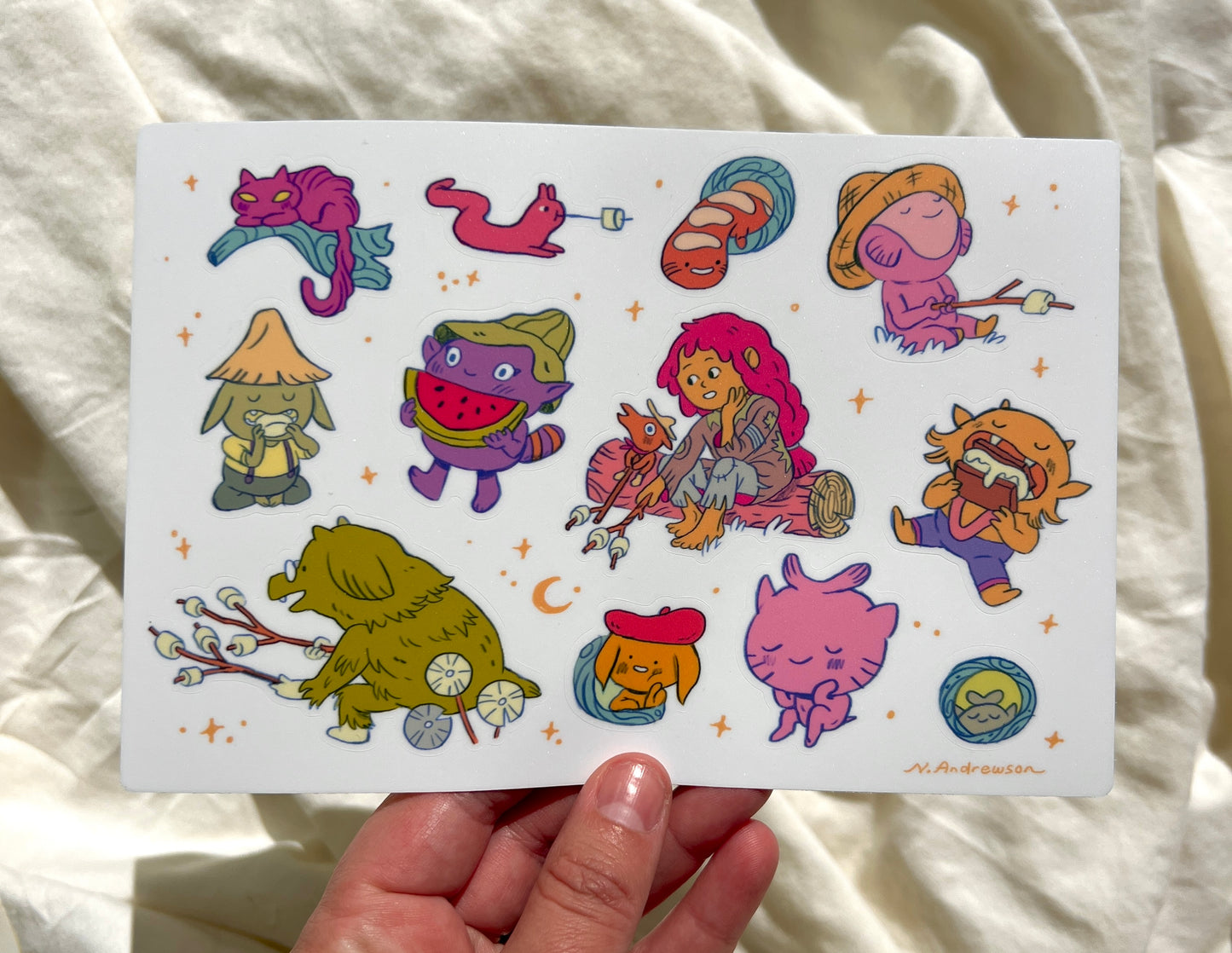 Campfire Stories Sticker Sheet