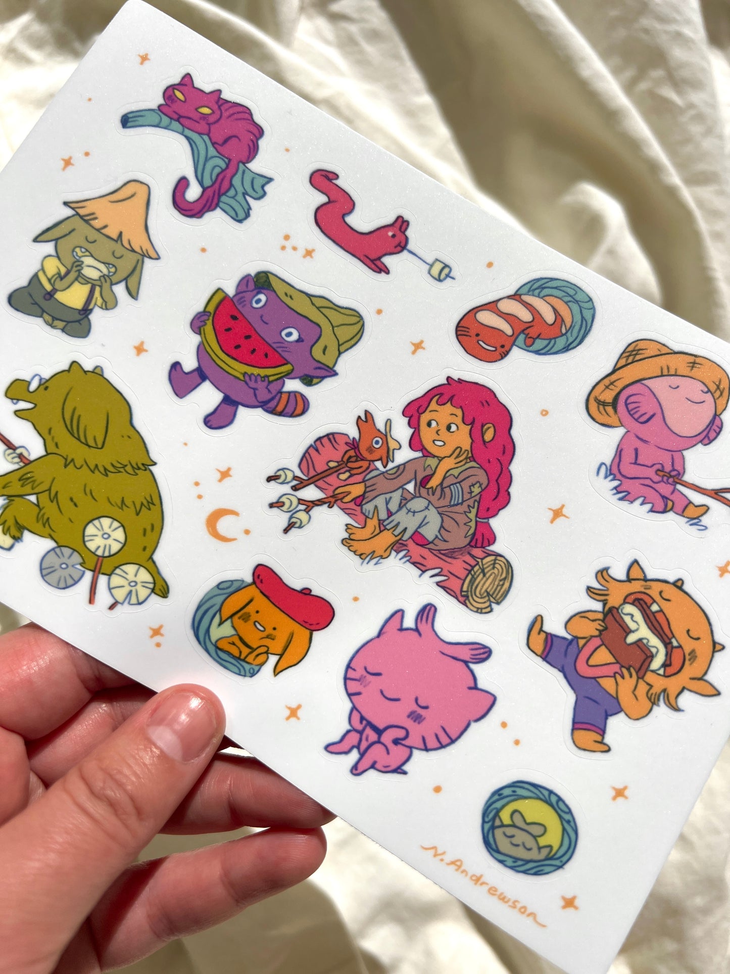 Campfire Stories Sticker Sheet