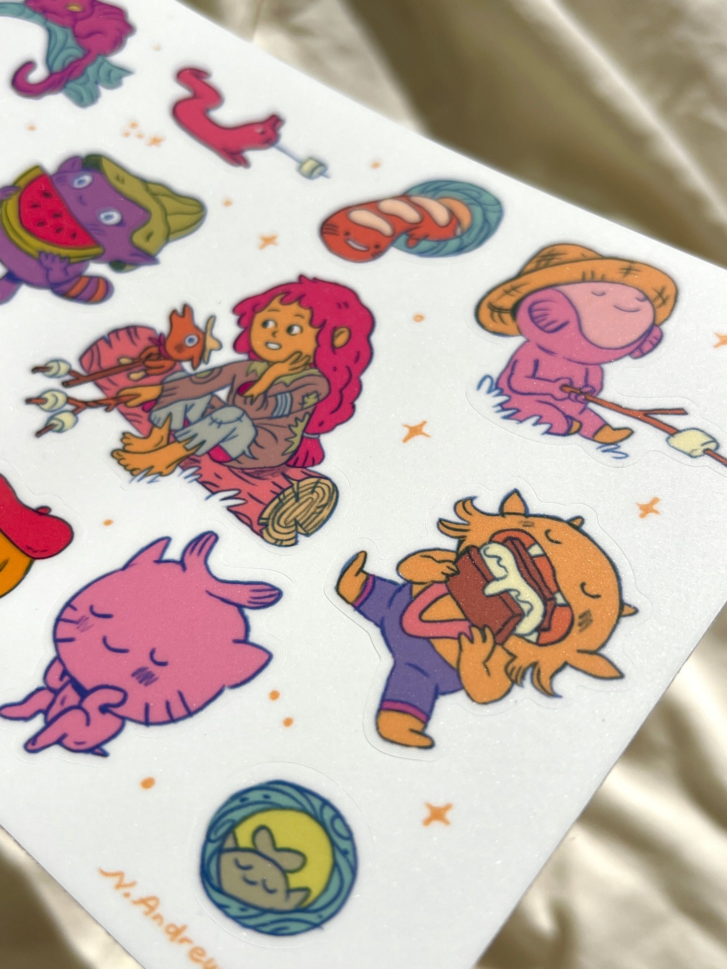 Campfire Stories Sticker Sheet