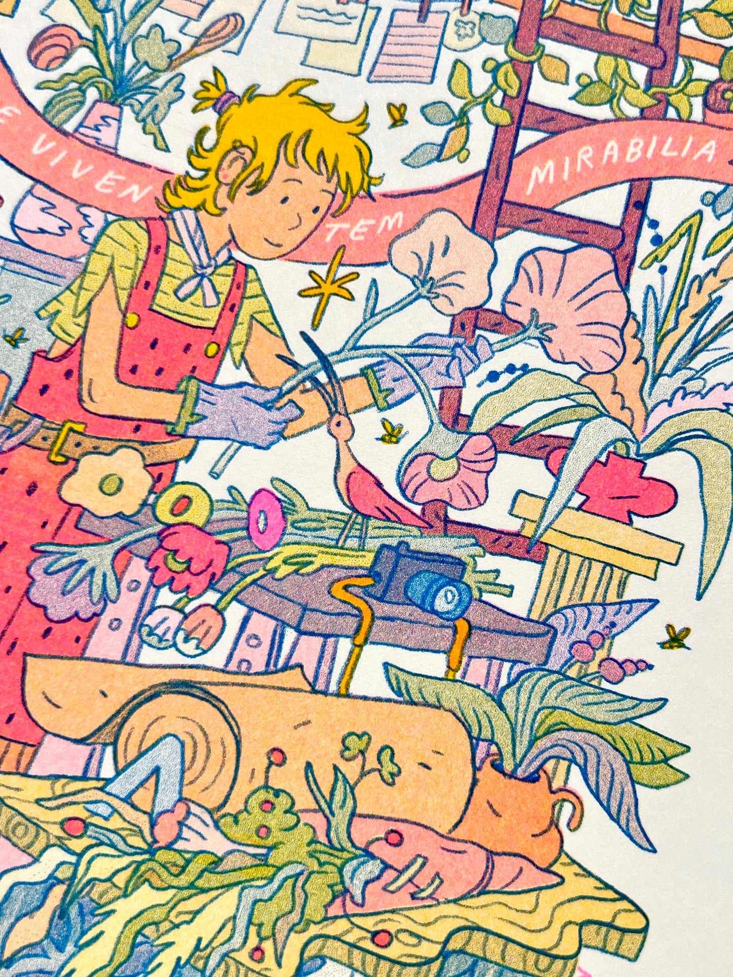 The Florist: Explorer of Living Wonders - Riso Print