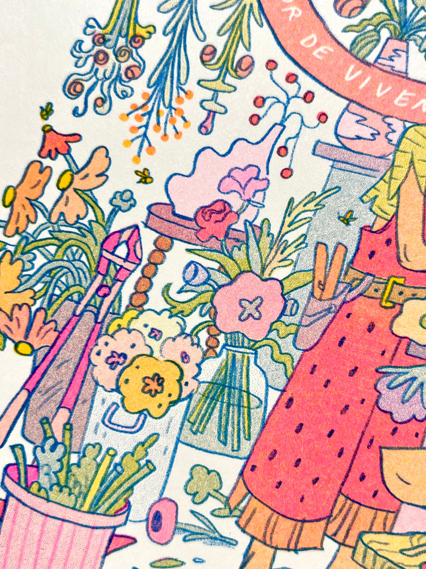 The Florist: Explorer of Living Wonders - Riso Print