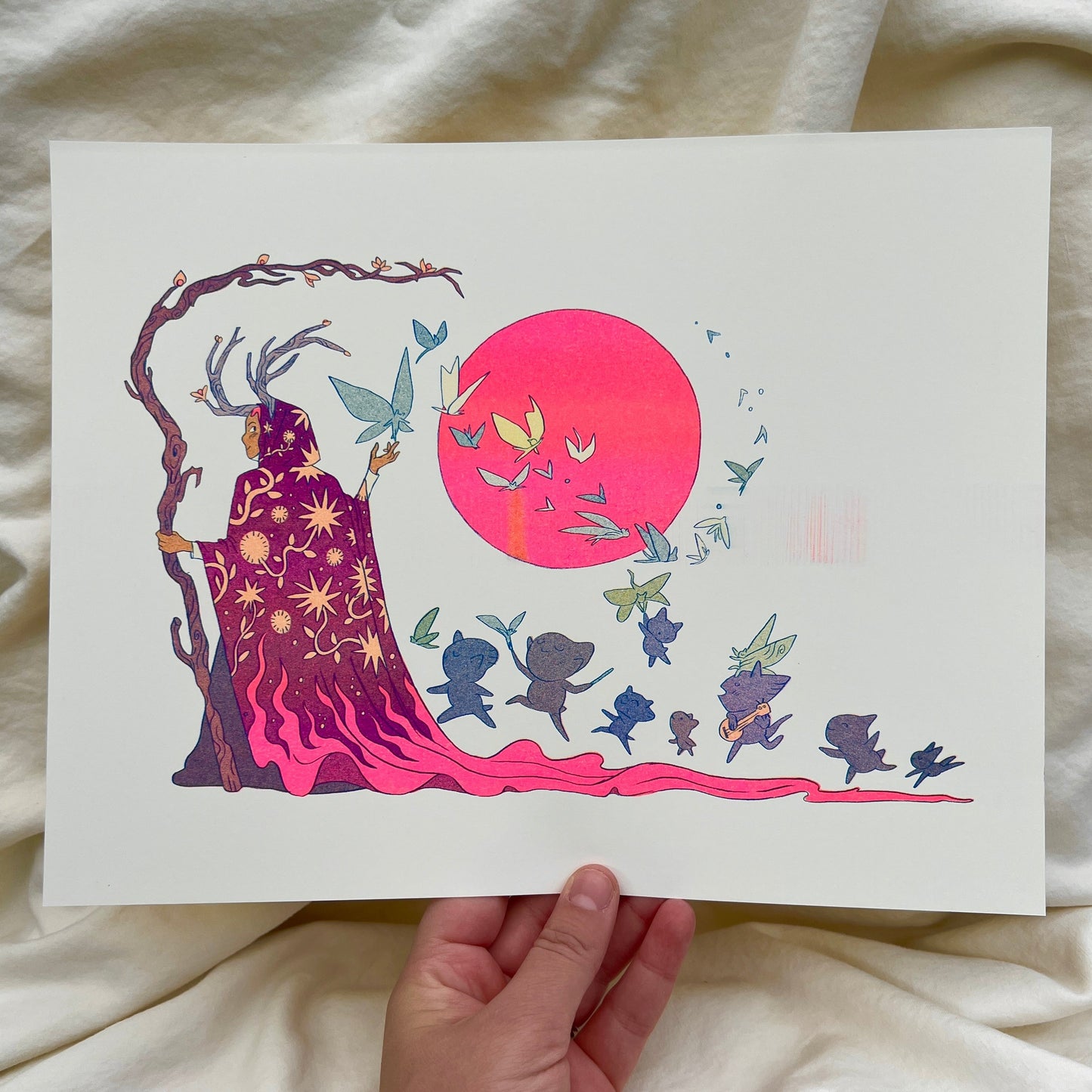 Fairy Dance Riso Print