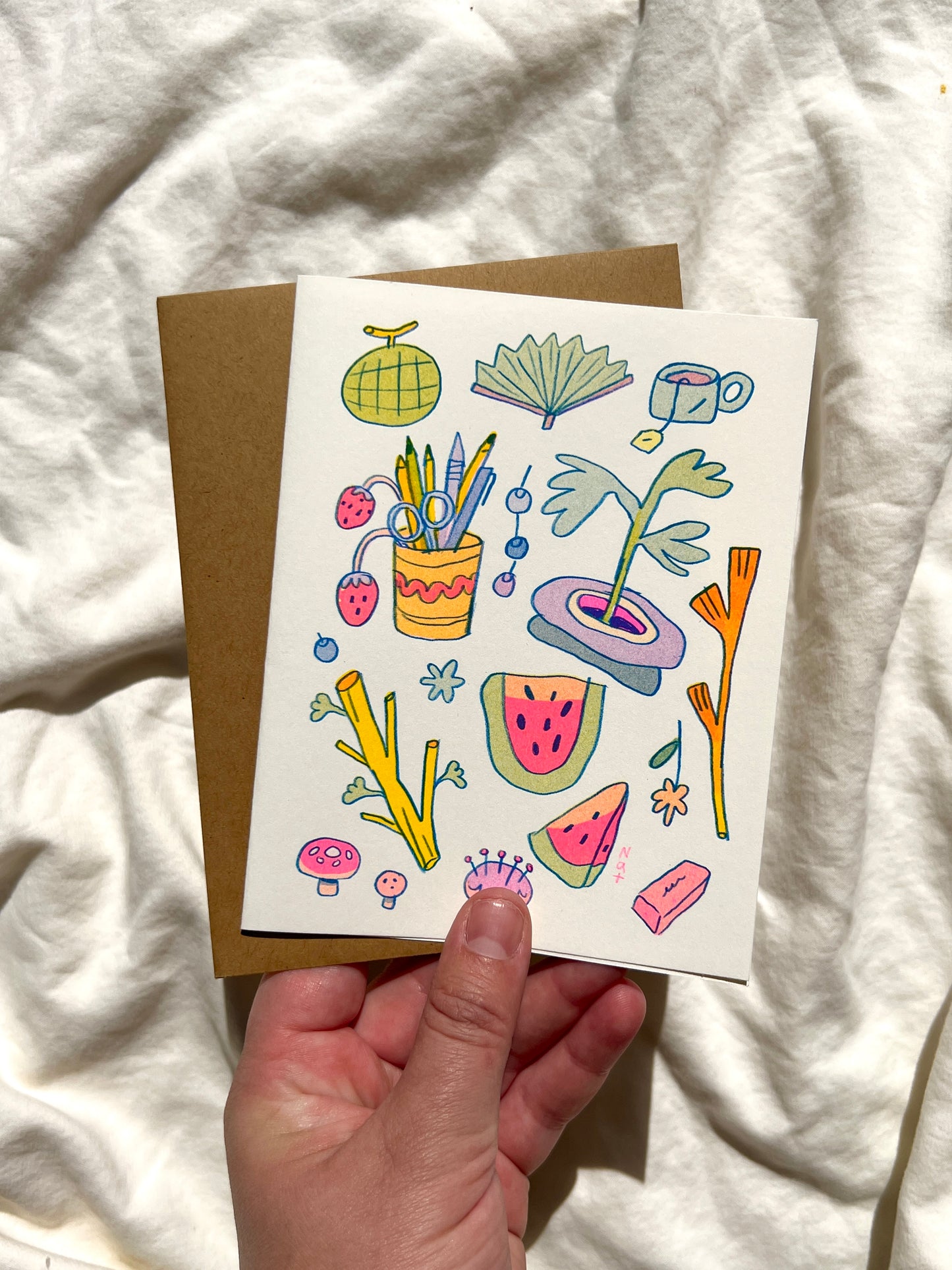 Watermelon Collection - Riso Card