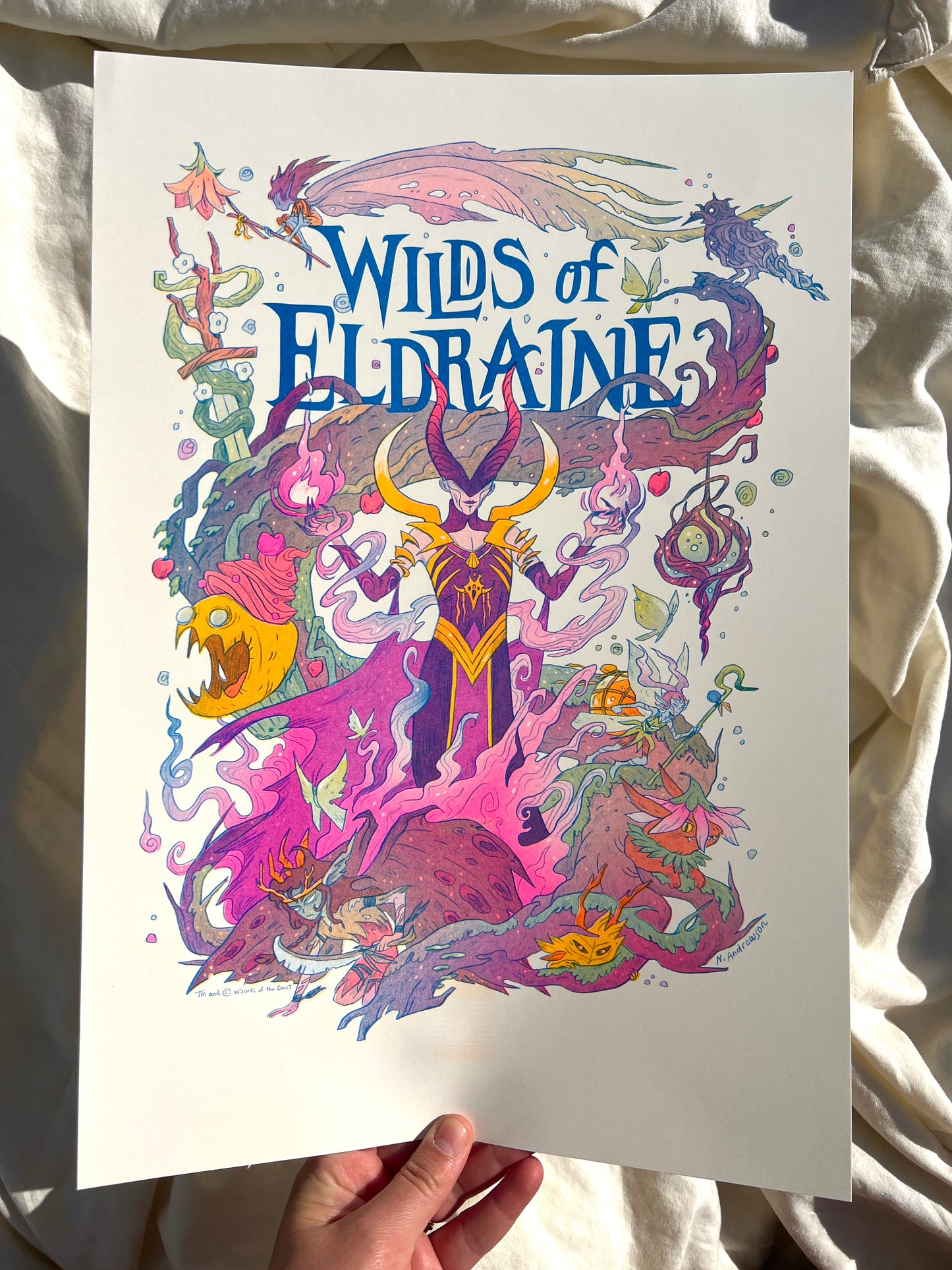 Wilds of Eldraine - Large Riso Print