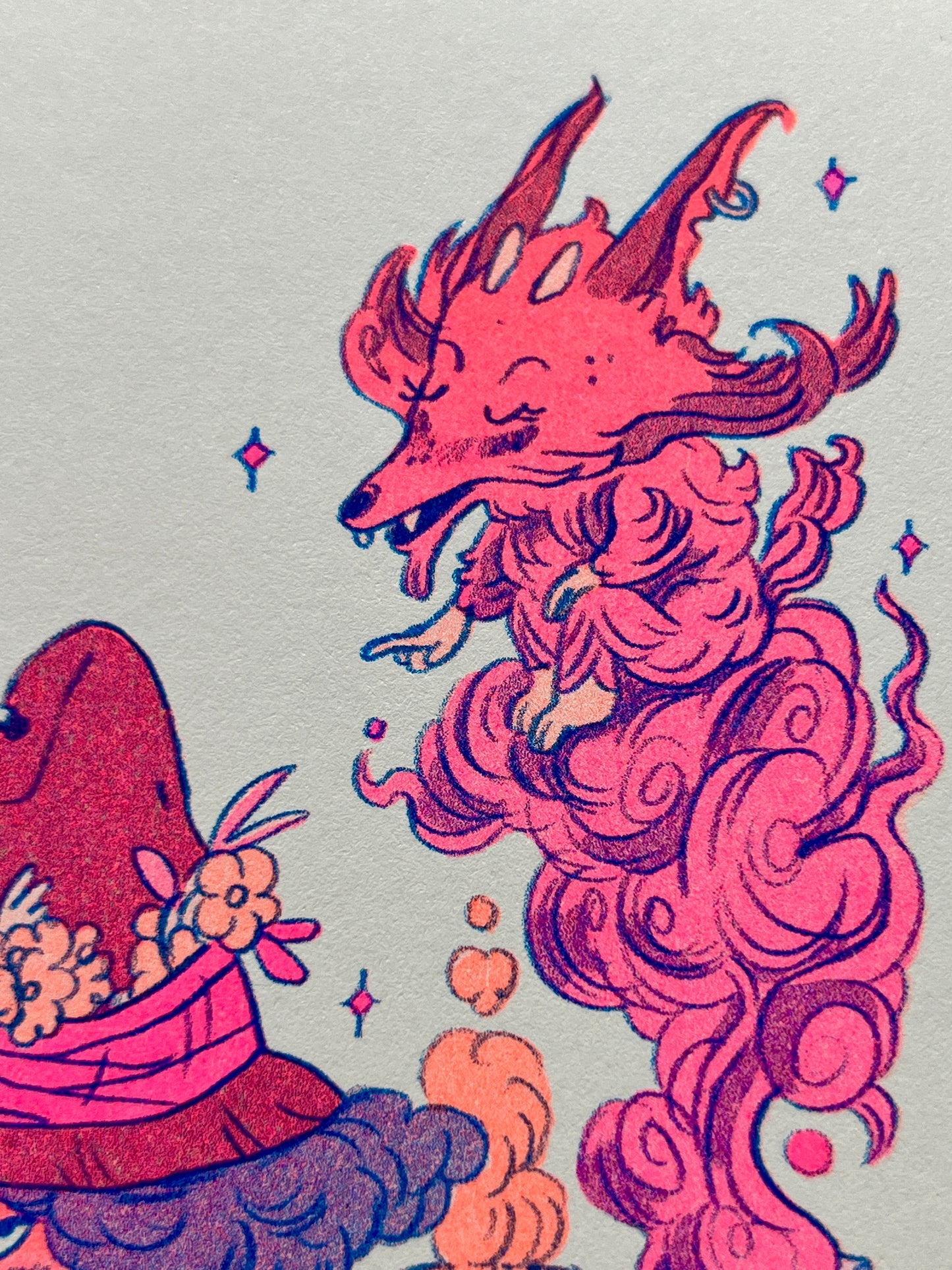 Witch Cook Riso Print