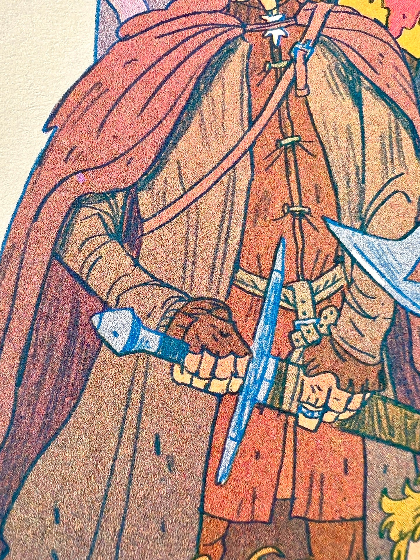 Lord of the Rings, Fellowship Large Riso Print