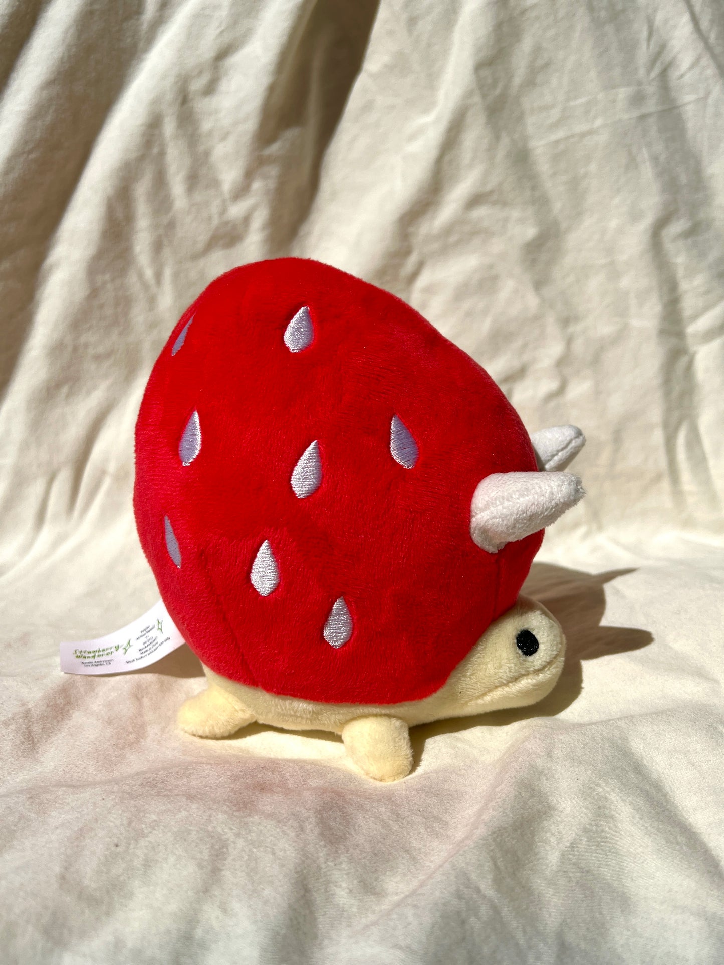 Scoot, the Strawberry Wanderer Plushie