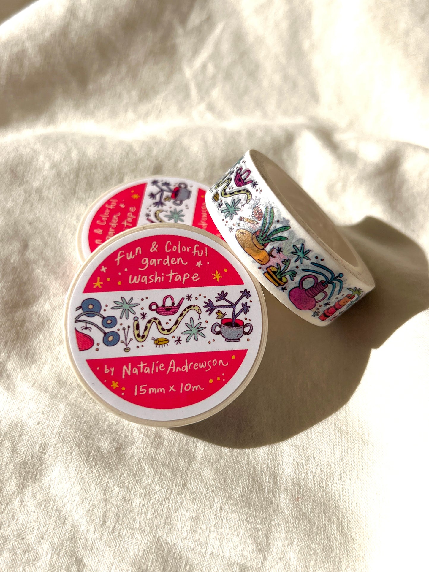 Washi Tape - Fun and Colorful Garden Plants