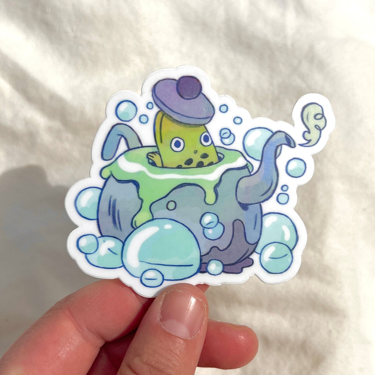 Froggy Bog Sticker