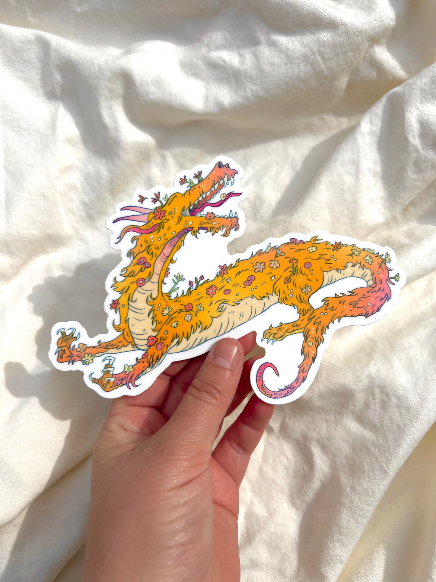 Spring Dragon Large Sticker