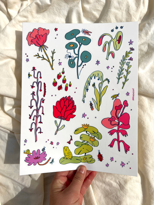 Super Large Plant Sticker Sheet