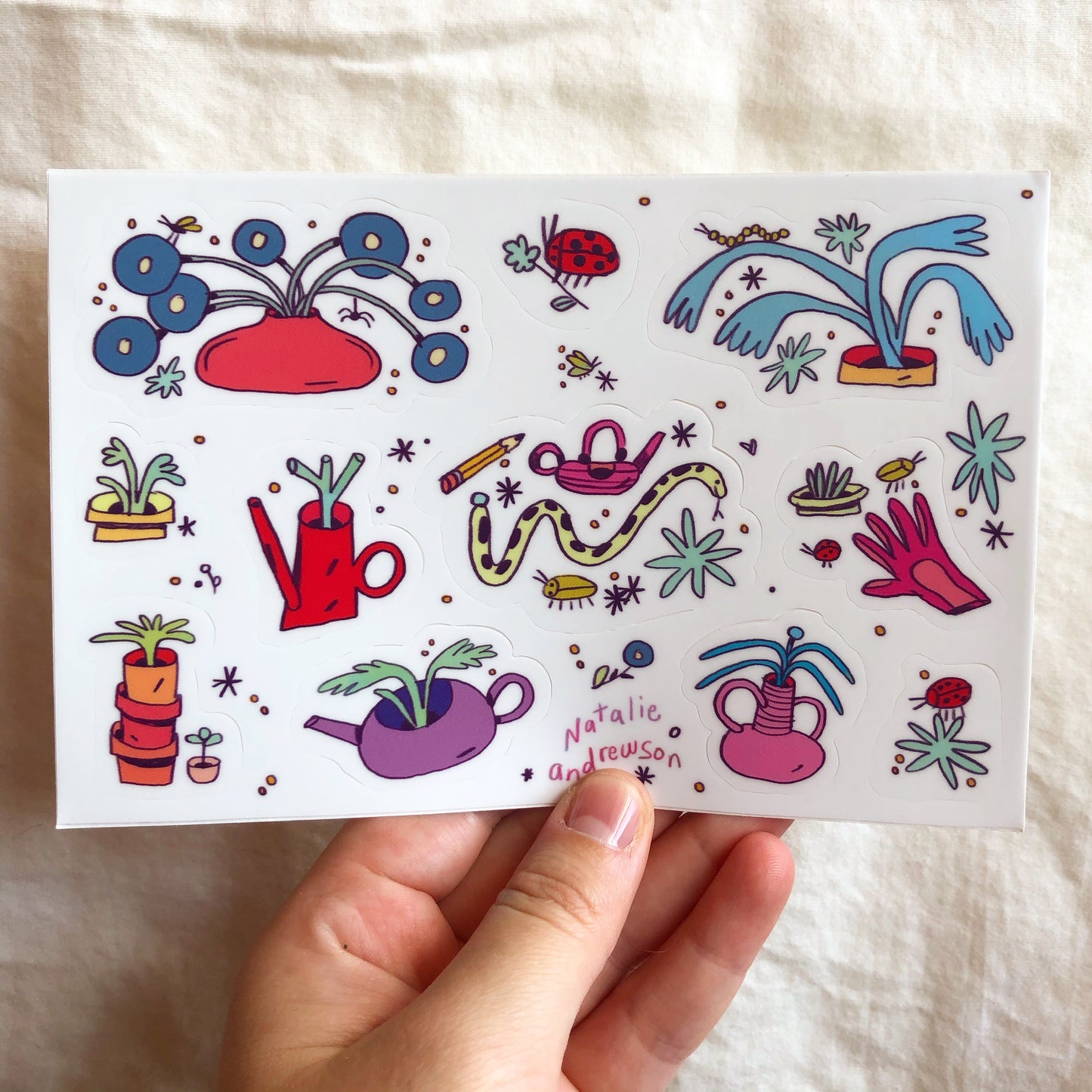 Small Plant Sticker Sheet