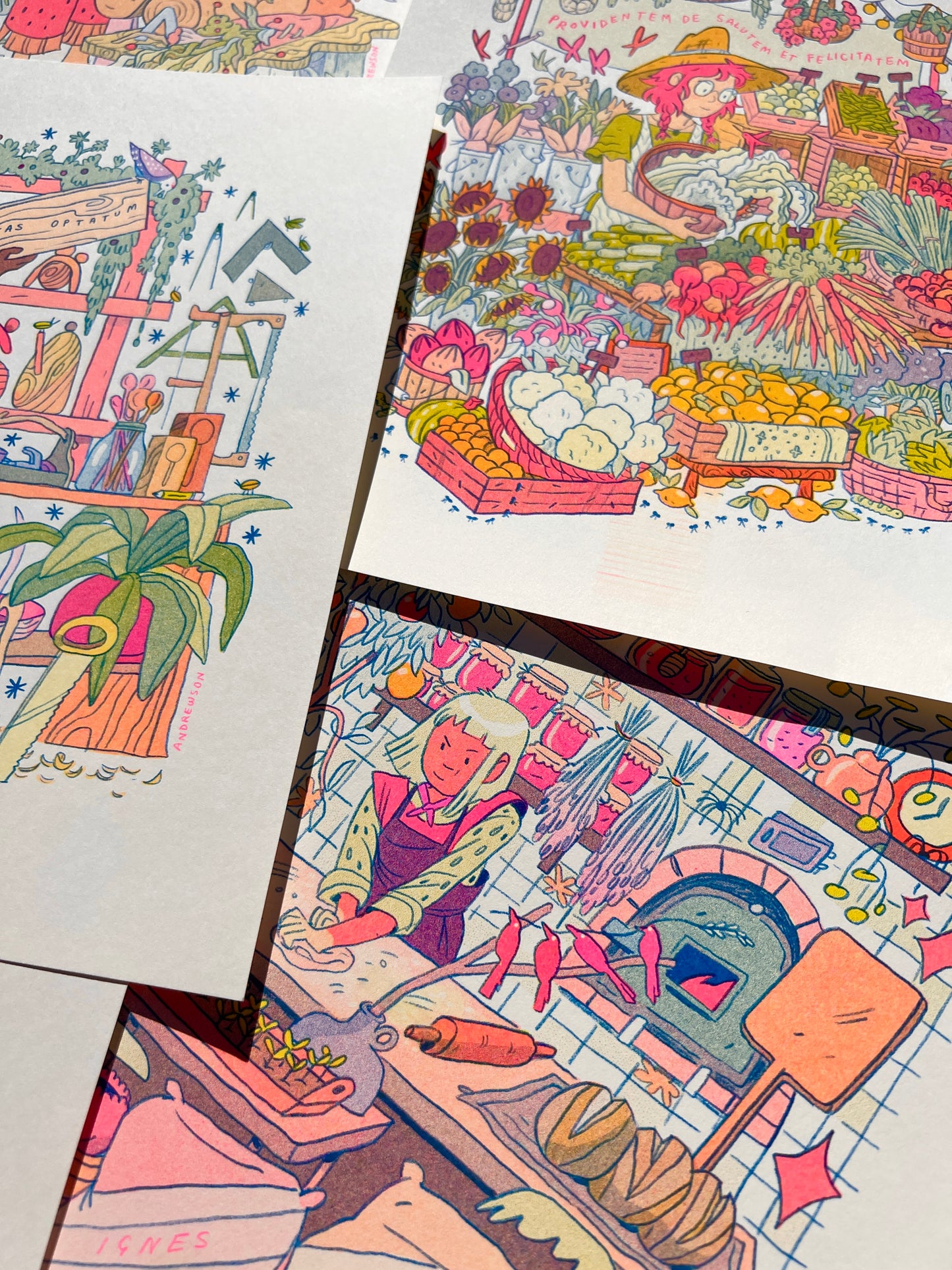 Any 5 Makers Series Riso Prints - You Pick!