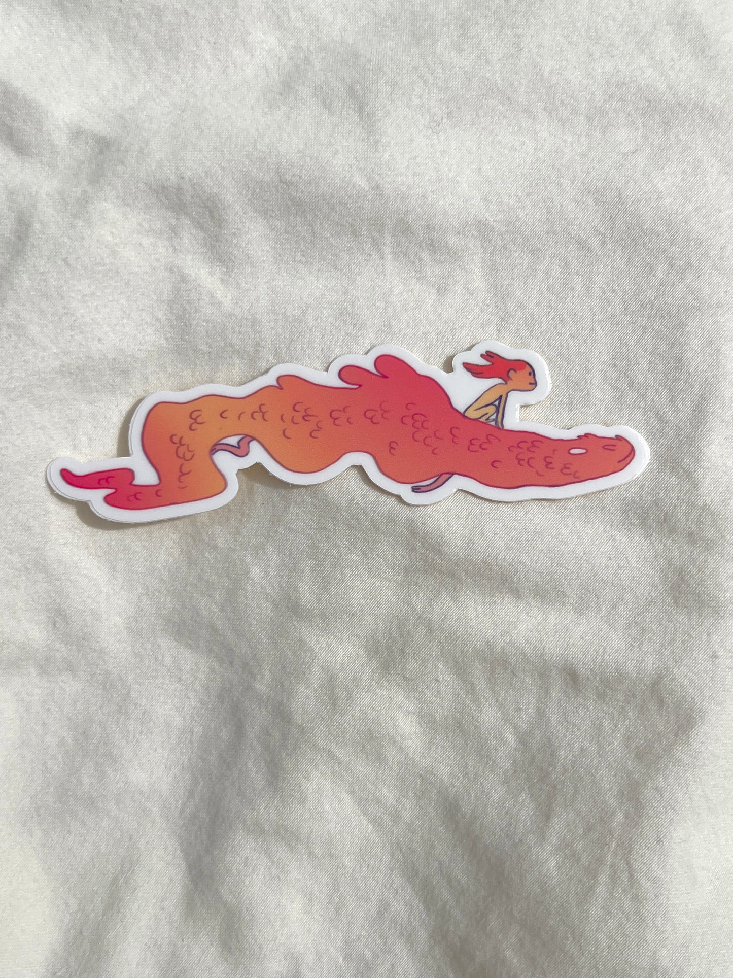 Dragon Girl Sticker