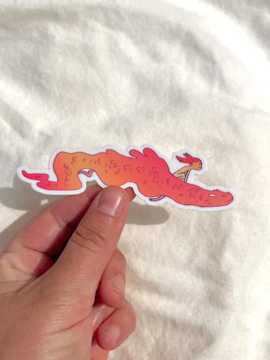 Dragon Girl Sticker